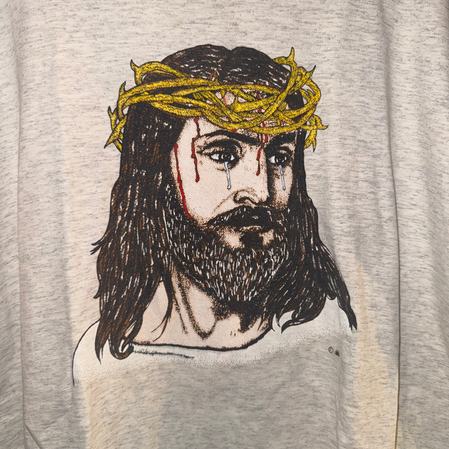 Vintage Jesus Tee - 2X -Jesus Wept Solo - 25 X 31