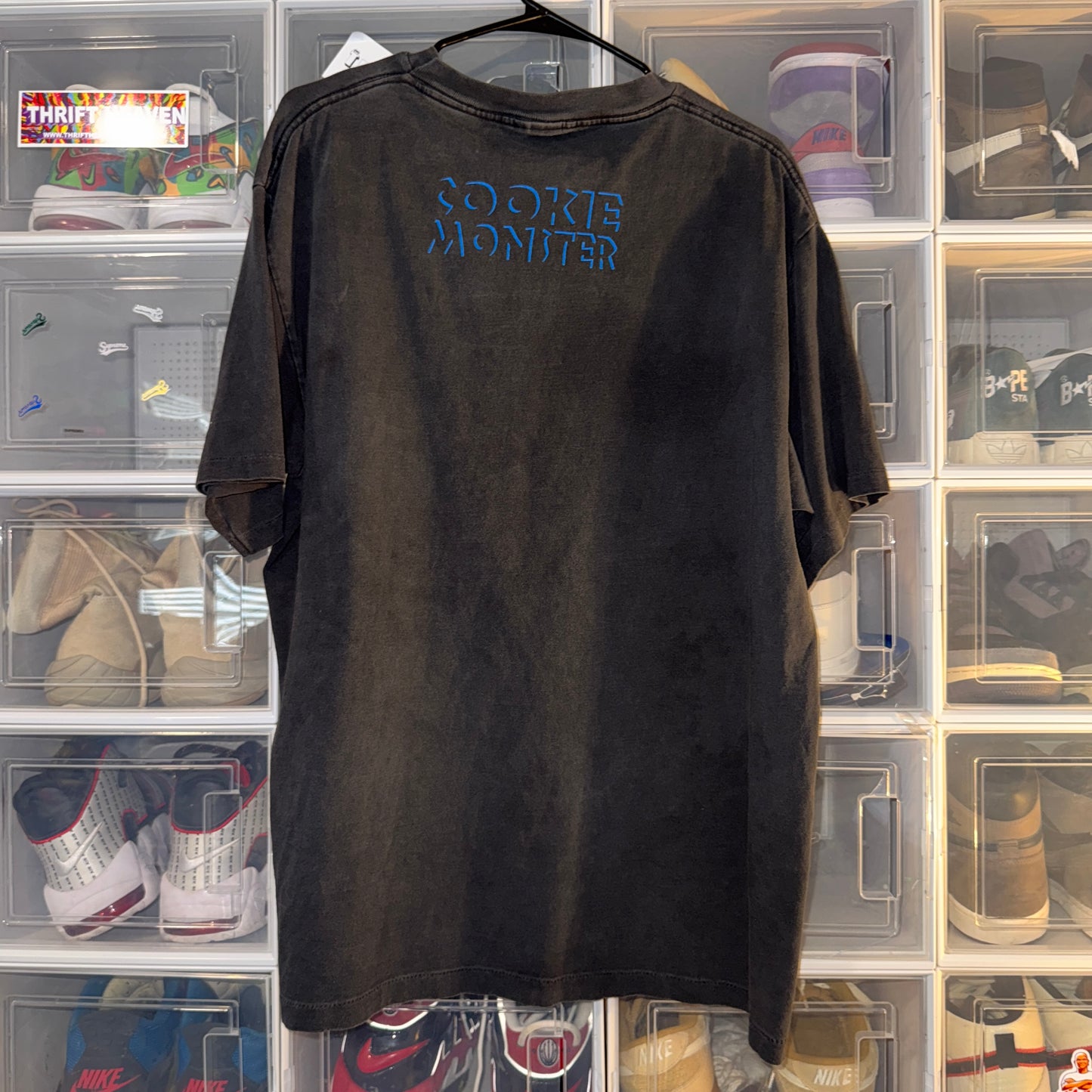 Vintage Sesame Street Tee - XL - Cookie Monster Blackout - 24.5 X 30.5