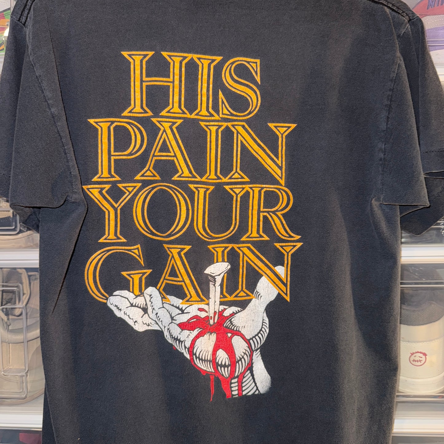 Vintage Jesus Tee - 1990 Lord’s Gym - L - 22 X 28