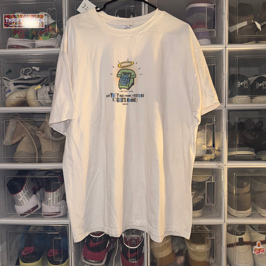 Vintage Jesus Tee - XL - Jesus Psychic Hotline - 25 X 31.5